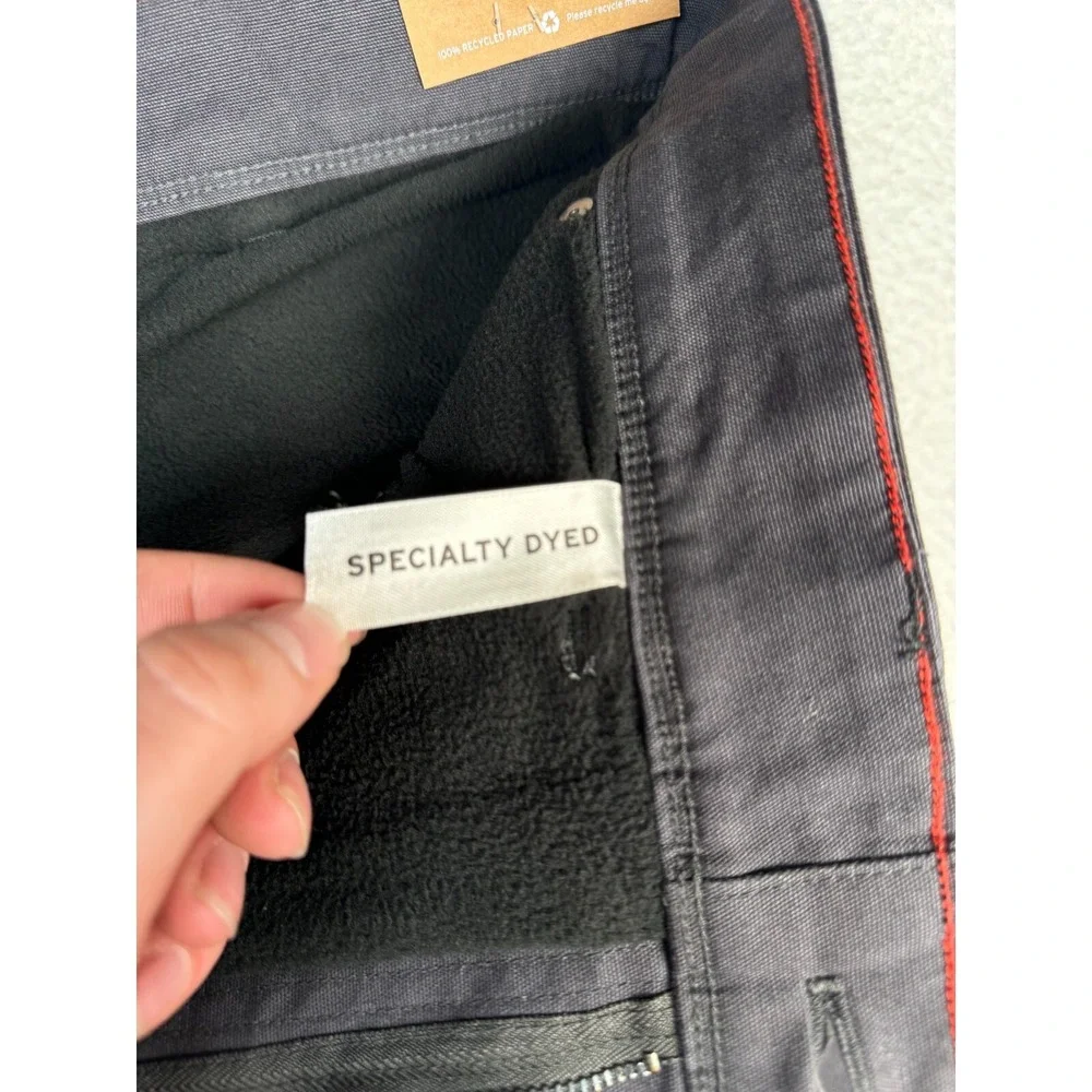 Eddie Bauer Work Pants 38 Fits 39x30.5 Snowcat Fleece Lined Canvas Classic - NEW